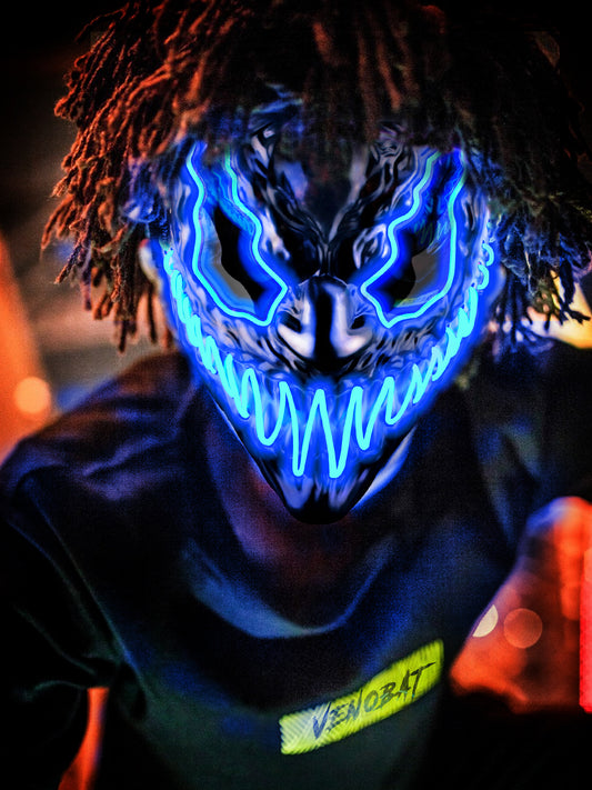 Venobat Mask for Halloween 2022 Blue